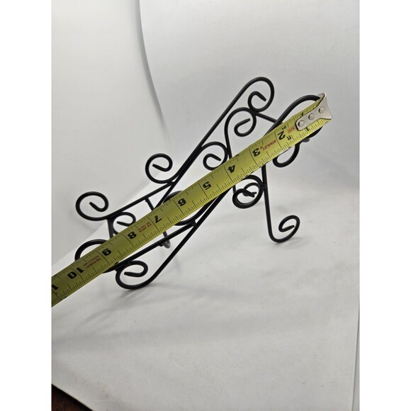 Wrought Iron Rack Wine Rack Black Scroll Decor Design 1 bottle Table stand - Picture 4 of 5